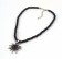 Edelweiss Flower Oktoberfest Necklace black lx0237