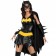 Ladies Halloween Rubie's Deluxe Batgirl Bat girl Fancy Dress Costume Outfits
