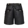 Mens Black Lederhosen PU Leather Costume shorts back lg9005