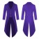 Purple STEAMPUNK TAILCOAT COSTUME JACKET Magician