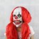 Halloween Prank Horror Scary Movie Rubber Latex Twisty Clown Overhead Mask 