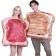 2pcs Couples Sandwich Costume 