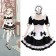 Lolita French Maid Dress Girls Costume