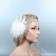 Ladies 20s White Feather Great Gatsby Flapper Headpiece