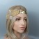 1920s Headband White Feather The Great Gatsby Flapper Headpiece