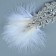 1920s White Feather Crystal Great Gatsby Flapper Headpiece