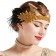 1920s Headband Feather Flapper Headpiece ladies