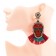 Day Of The Dead Sugar Skull Earrings Assorted Colors 