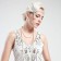 1920s White Feather Flapper Headpiece
