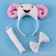 Argali Headband Bow Tail Set Kids Animal Farm Headpiece