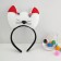Cat Headband Bow Tail Set Kids Animal Headpiece