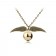 Quidditch Golden Snitch Gold Pocket Necklace Harry Potter Deathly Hallows 