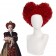 Short Afro Curly Beehive for Women Wig Queen of Hearts tt1148