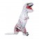 White ADULT T-REX INFLATABLE Costume Jurassic World Park Blowup Dinosaur TRex T Rex