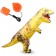 Yellow ADULT T-REX INFLATABLE Costume Jurassic World Park Blowup Dinosaur TRex T Rex