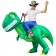 Dinosaur carry me inflatable costume