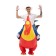 Adult Inflatable Rooster Rider on Costume