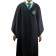 Robe with Tie Mens Ladies Harry Potter Adult Robe Costume Cosplay Slytherin 