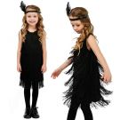 20s Girls Gatsby Fancy Dress Flapper black lp1187black