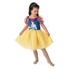 Toddler Snow White ballerina dress with blue bodice and yellow tulle skirt