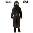 Kids Kylo Ren Star Wars costume with hooded robe and chrome mask