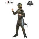 Kids Jurassic World Therizinosaurus dinosaur costume with molded mask and digital scale print