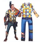 Kids Game Builder Costume - Battle Royale Constructor Jumpsuit - alternate view