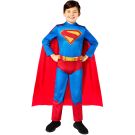 kids superman costume - 2025 movie jumpsuit with cape - alternate view