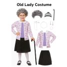 Kids Grandma Dress Up Costume – 100 Days of School Outfit tt1215