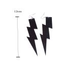 ROCK star 80s lightning EARRINGS tt1064-6