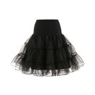 Adult 50s rockabilly petticoat with organza layers and elastic waist