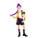 Kids Rumi Kpop Demon Hunters Costume - Yellow Jacket Streetwear Set - alternate view