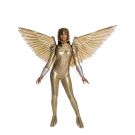 Adult superhero costume wings with wire frame and taffeta fabric construction