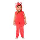 Kids Oddbods Fuse Costume - Licensed Red Monster Plush Suit - alternate view 3