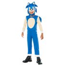 Kids Sonic the Hedgehog Costume with Headpiece - Licensed Blue Speedster Jumpsuit - alternate view 3