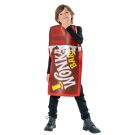 Kids Willy Wonka Chocolate Bar Tabard Costume - Foam Novelty Food Suit - alternate view