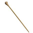 Adult Joker cane with gold metallic finish and sculpted character head handle