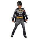 Boys Batman Costume with Muscle Padding, Cape and Mask - alternate view