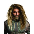 DC Comics Aquaman costume accessory showing full beard with adhesive backing