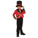 Kids Circus Ringmaster Costume with Top Hat and Tails - alternate view