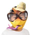 Kids The Bad Guys Mr Snake 3D foam mask with sunglasses and safari hat