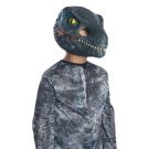 Kids Velociraptor Blue Moveable Jaw Mask - alternate view