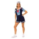 Womens Stranger Things Robin Scoops Ahoy Costume - Licensed Sailor Uniform Set - alternate view 3