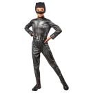 Girls Catwoman Costume - The Batman 2022 Selina Kyle Jumpsuit with Mask - alternate view 3