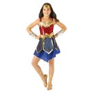 Girls Wonder Woman Costume Dress with Tiara and Gauntlets - alternate view 3