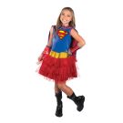 Girls Supergirl Tutu Dress Costume with Cape - DC Comics Licensed - alternate view