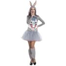 Adult Bugs Bunny Costume Hooded Tutu Dress - Womens Looney Tunes Grey Bunny - alternate view 4