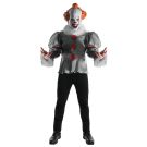 IT Costume Adults - Pennywise Clown Outfit with Mask and Wig - alternate view