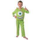 Kids Mike Wazowski costume set with padded green top and pants