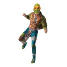 Movie/TV/Cartoon Costumes - TV Show TMNT Teenage Mutant Ninja Turtles Costume Licensed Rubie's Michelangelo Orange